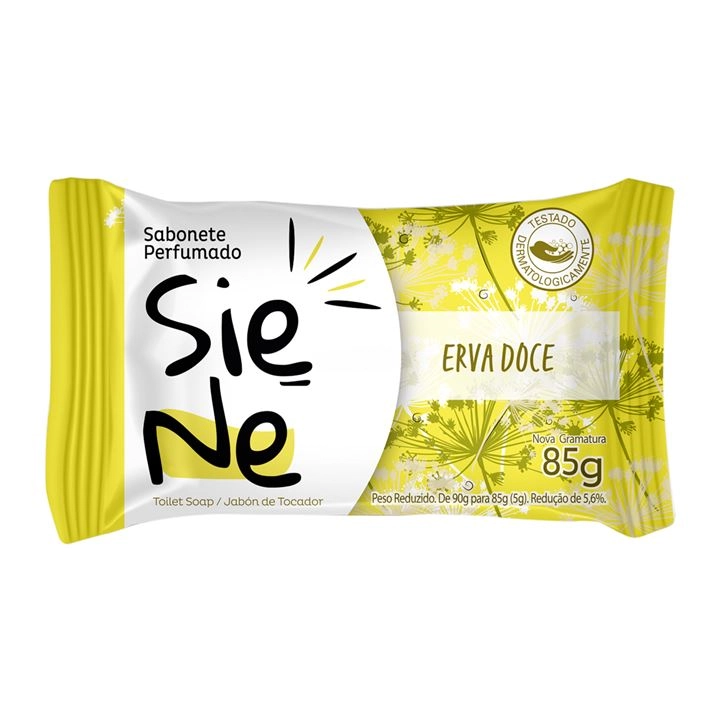 Sabonete Barra Erva Doce Siene Flow Pack 85g