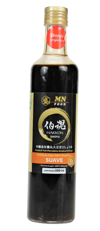 Molho Shoyu Organico Mn Suave 500ml