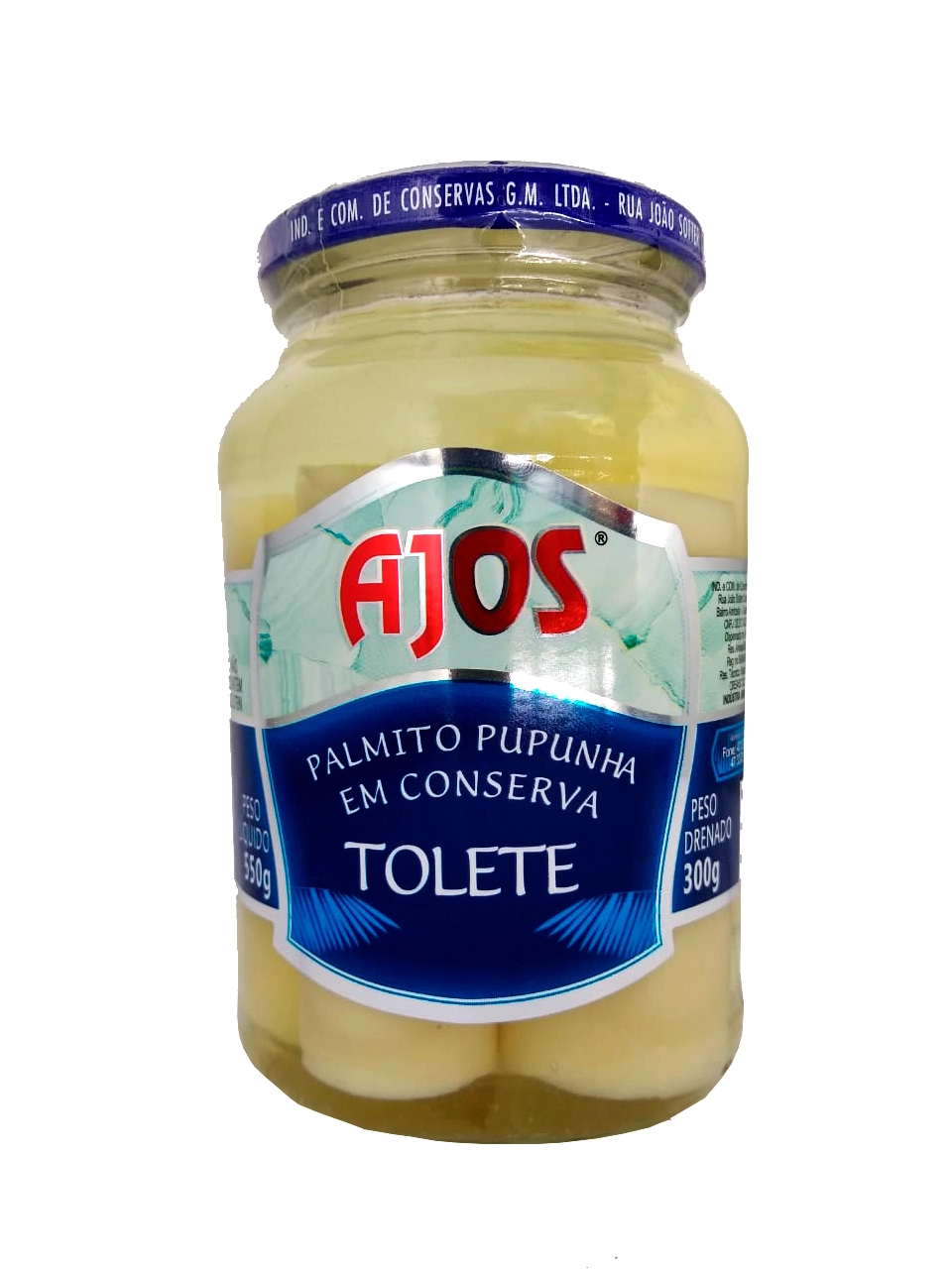Palmito Ajos Pupunha