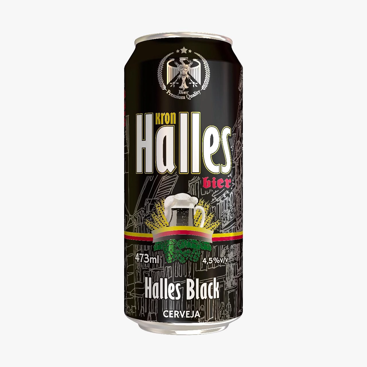 Cerveja Kron Halles Bier 473ml Black