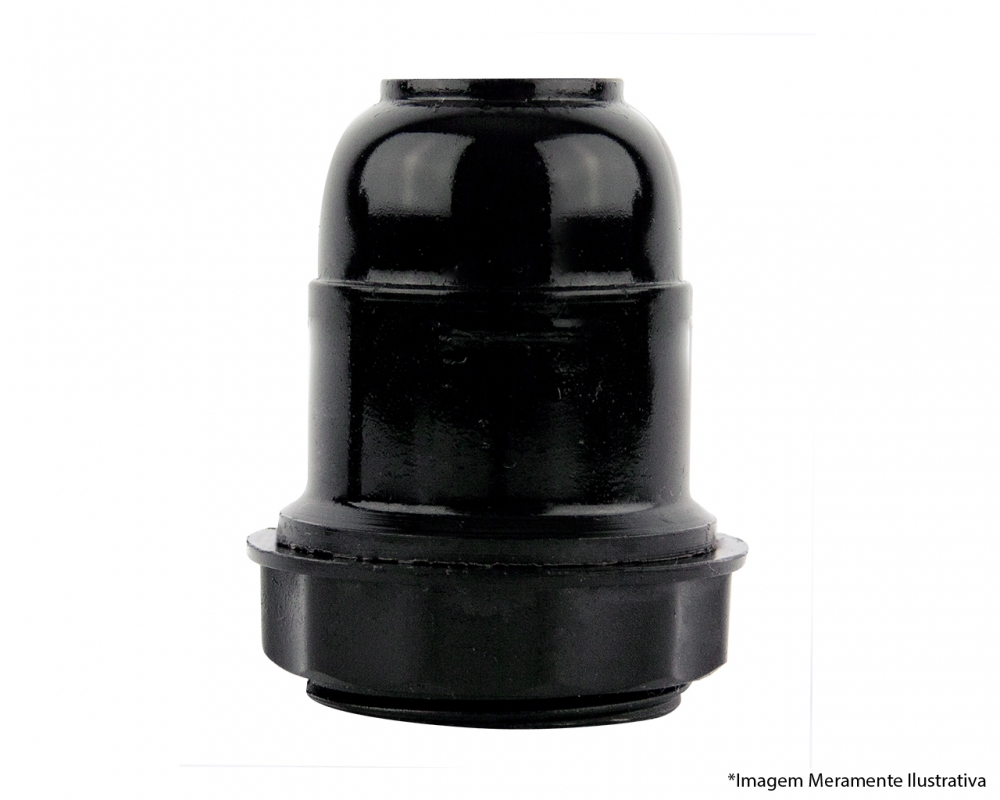 Soquete Abajur Termoplast Preto 43.03t C-20pcs