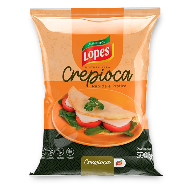 Mistura Para Crepioca 500 Gr Lopes