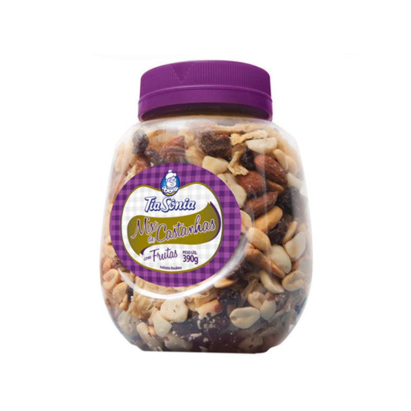 Mix De Castanha Com Frutas Tia Sonia 390g
