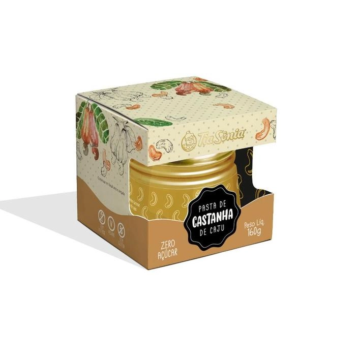 Pasta De Castanha De Caju 160g Tia Sonia Mix
