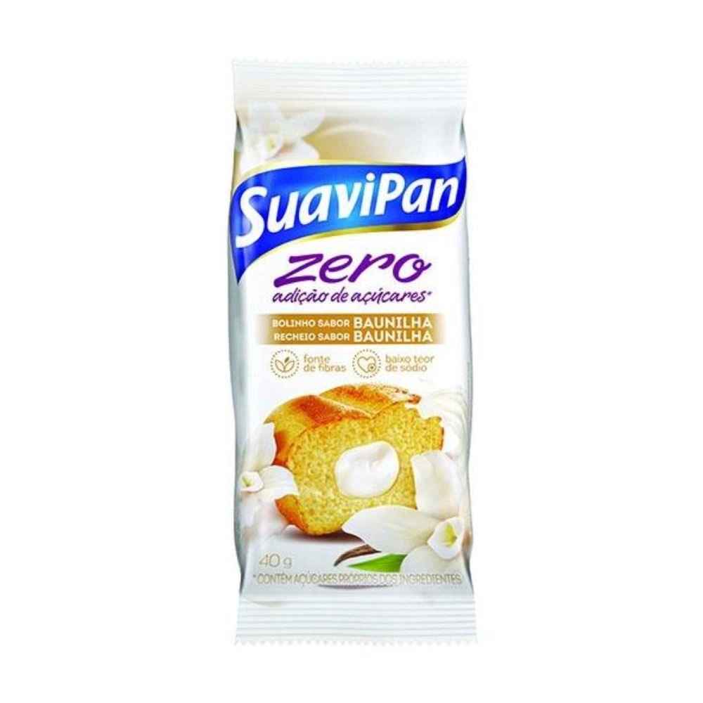 Bolinho Baunilha Suavipan Pacote 40g