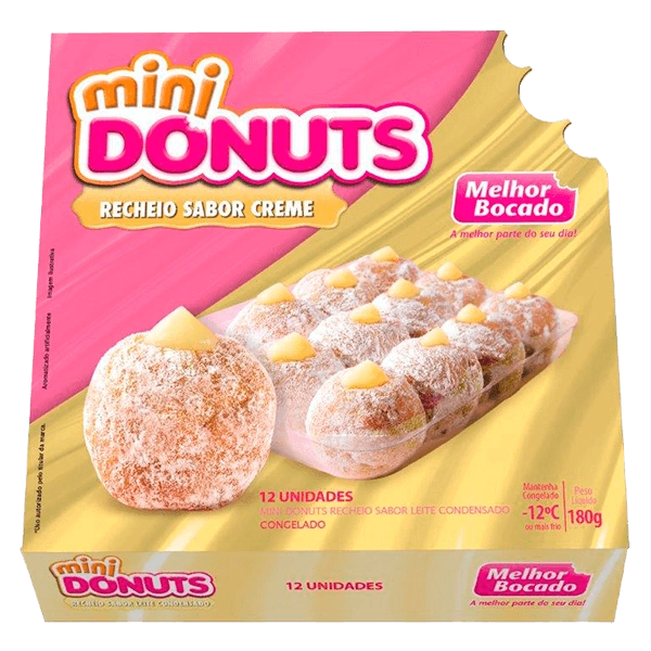 Mini Donuts Creme C/12