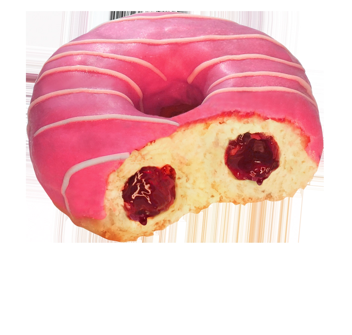 Ring Donuts Melhor Bocado Frutas Vermelhas Un