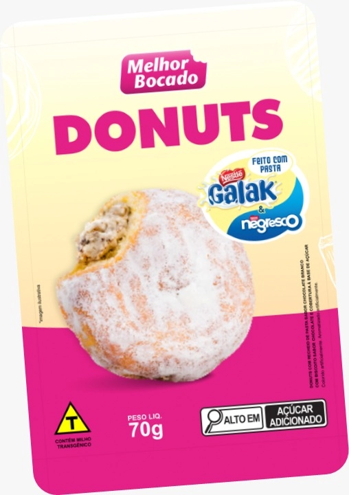 Donuts Melhor Bocado Galak Negresco 70g