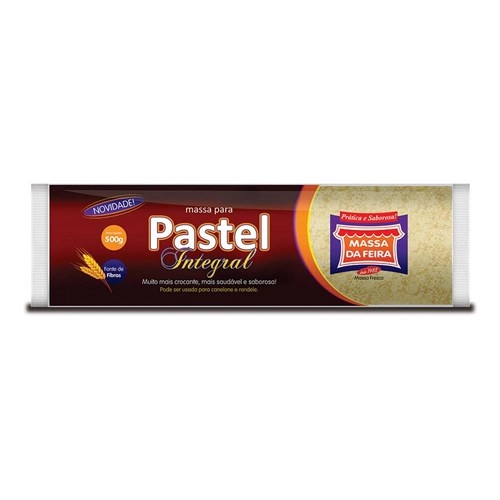 Massa Pastel M.feira 500g Integral