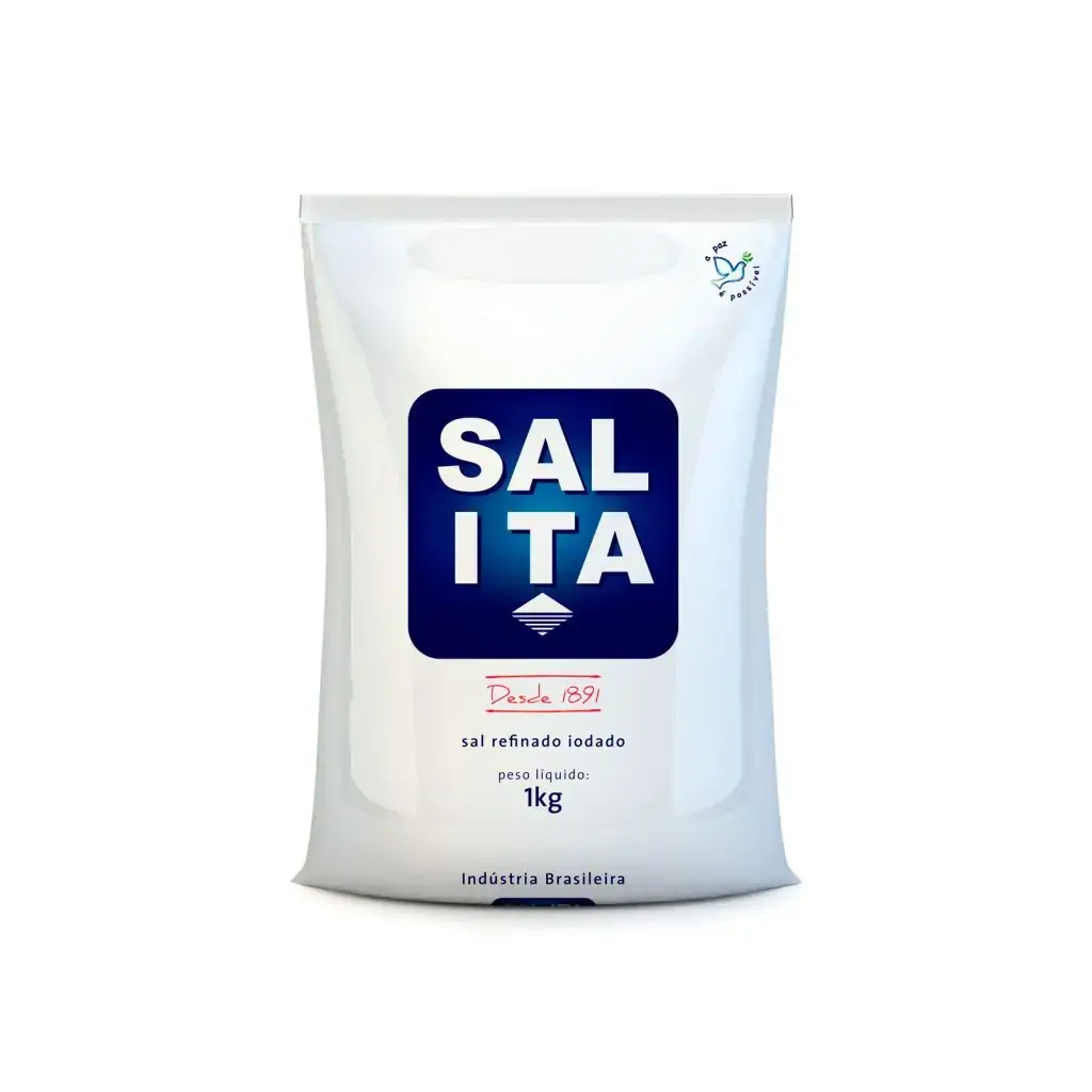 Sal Ita Iodado Refinado 1kg