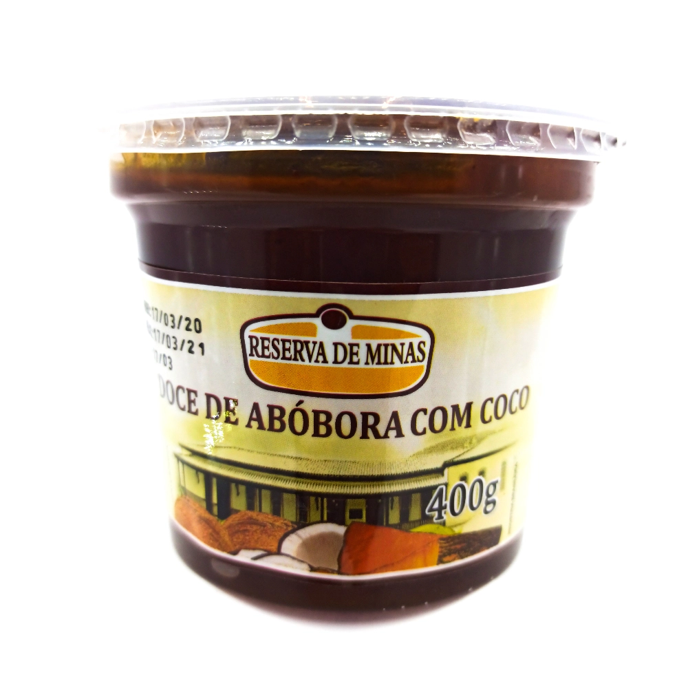 Doce De Abobora C/coco Reserva De Minas 400g