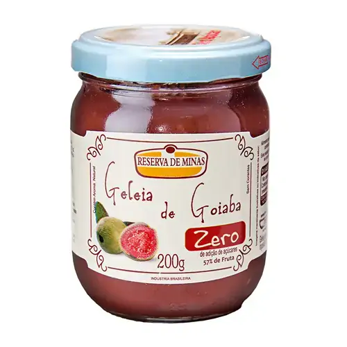 Geleia De Goiaba Zero Acucar 200g Reserva De Minas