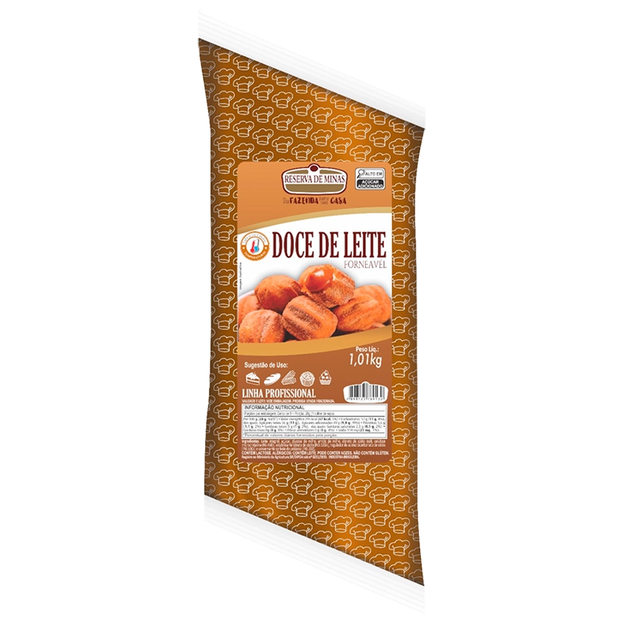 Doce De Leite Forneavel 1.01kg Reserva De Minas