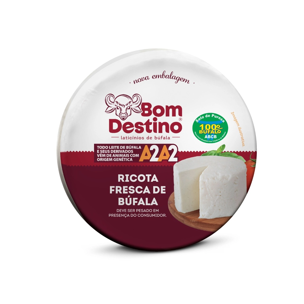 Ricota De Búfala Fresca Bom Destino