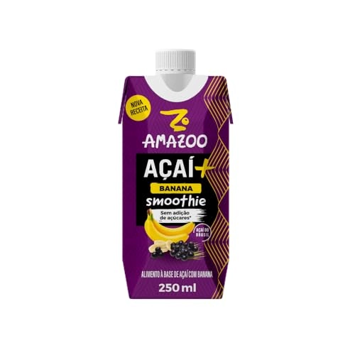 Smoothie Açaí E Banana Amazoo Caixa 250ml
