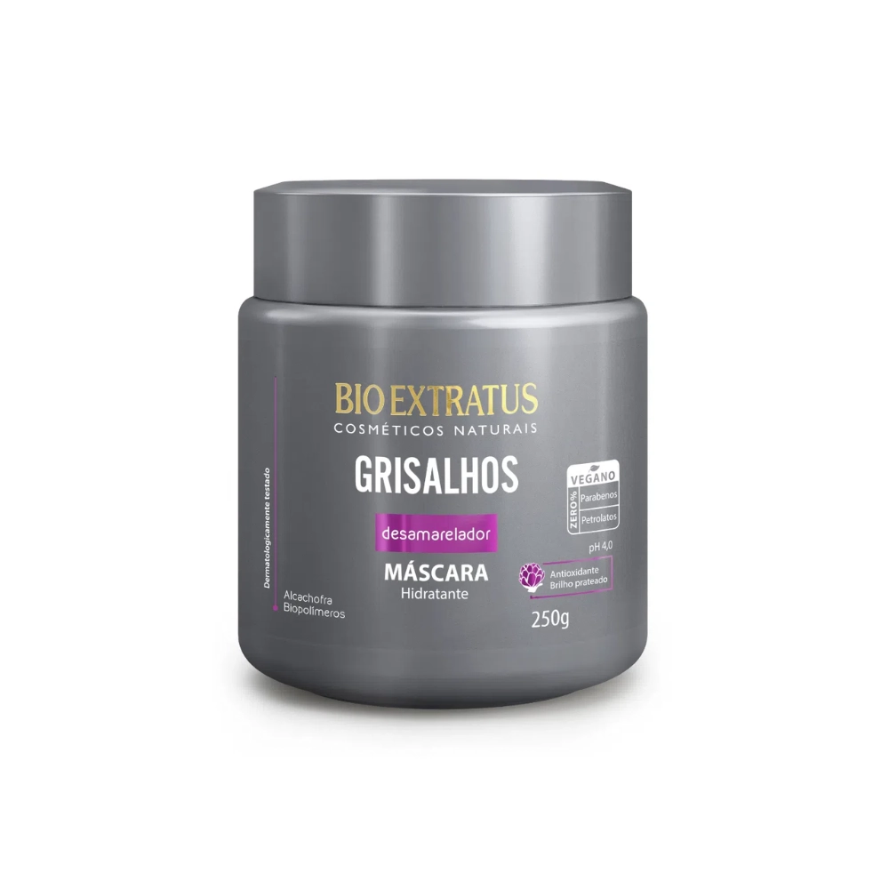 Mascara Grisalhos Desamarelador 250g Bio Extratus