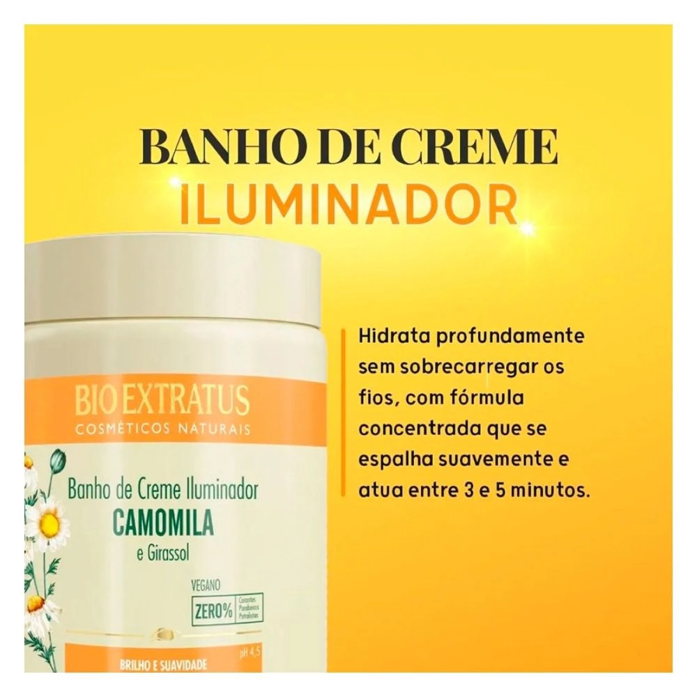 Banho Cr Bio Extrat 1kg Camomila