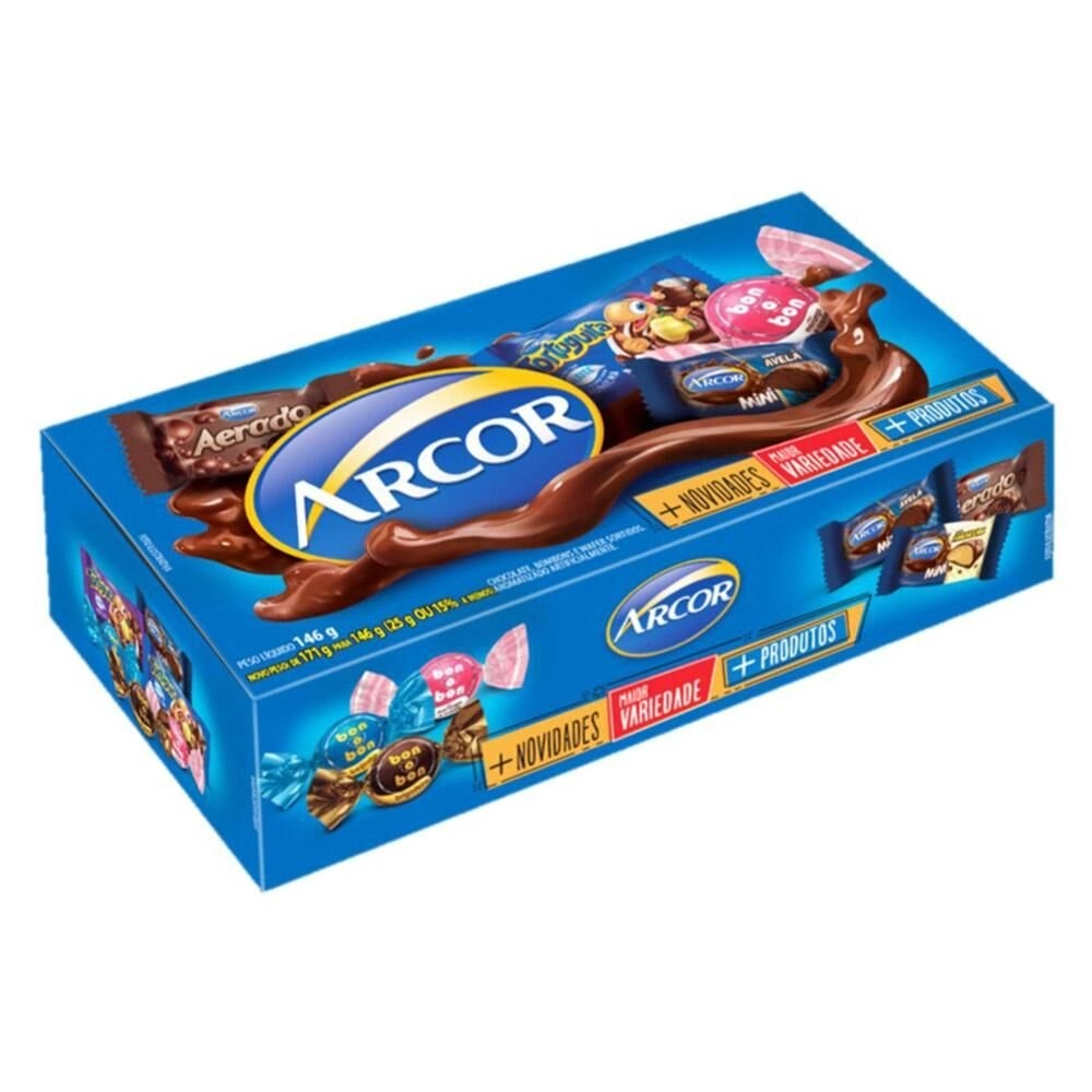 Bombom Arcor Sortido 146g
