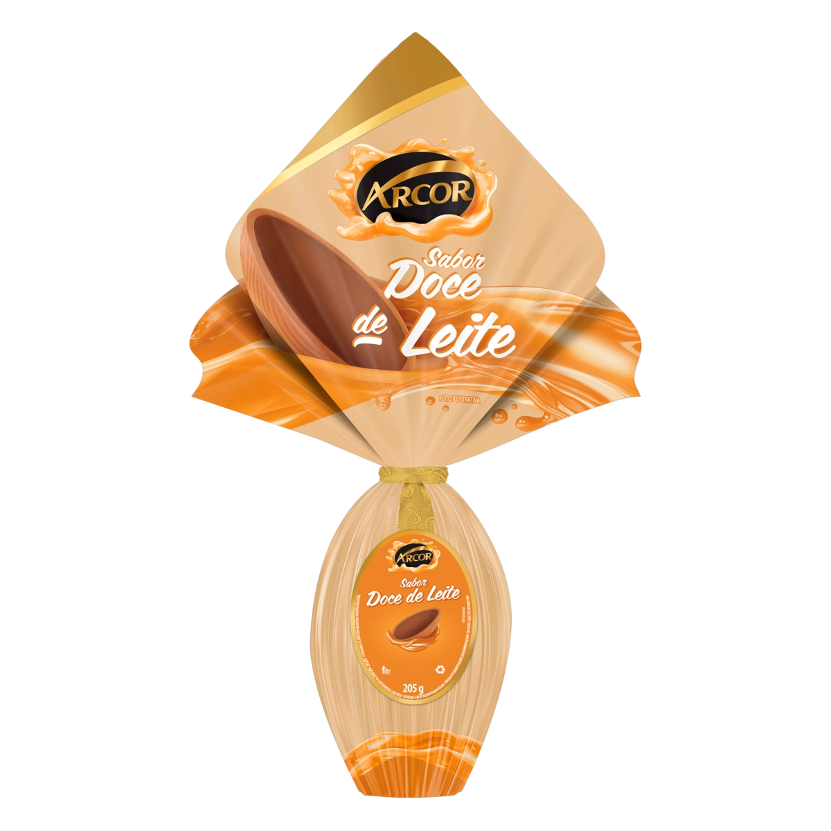 Ovo De Páscoa Doce De Leite Arcor 205g