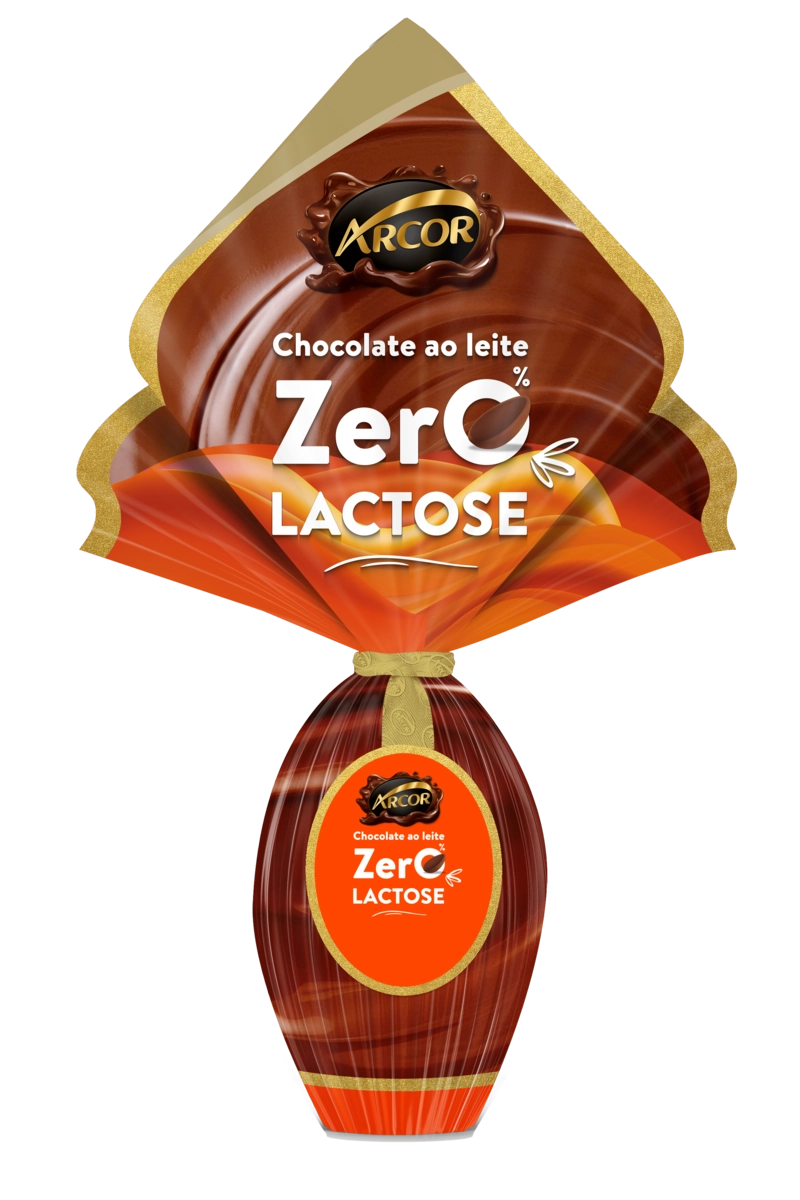 Ovo De Páscoa Ao Leite Zero Lactose Arcor 150g