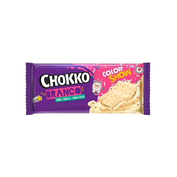 Choc Tabl Chokko Bco/ Fr Verm 65g