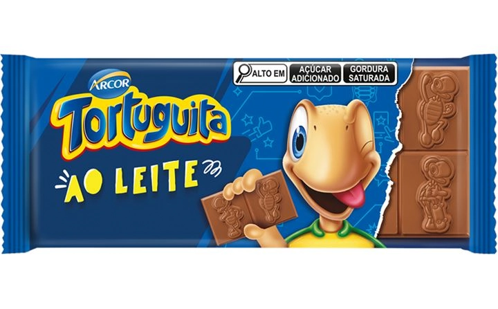 Chocolate Ao Leite Tortuguita Pacote 80g