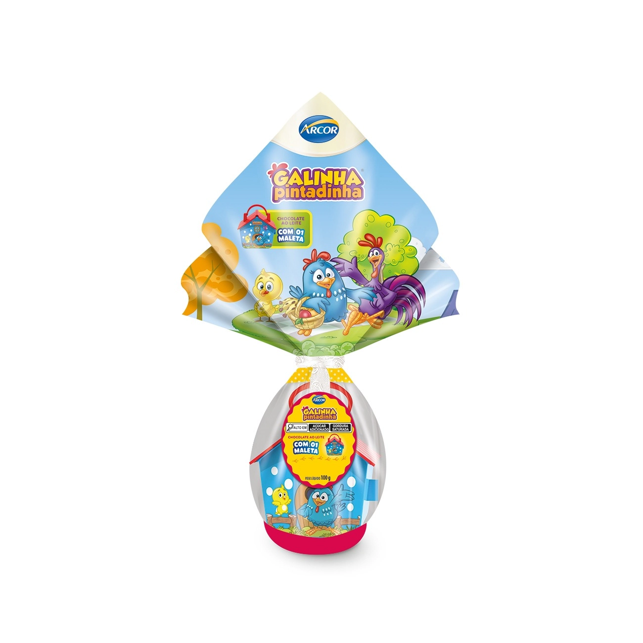 Ovo Pascoa Arcor Galinha Pintadinha 100g