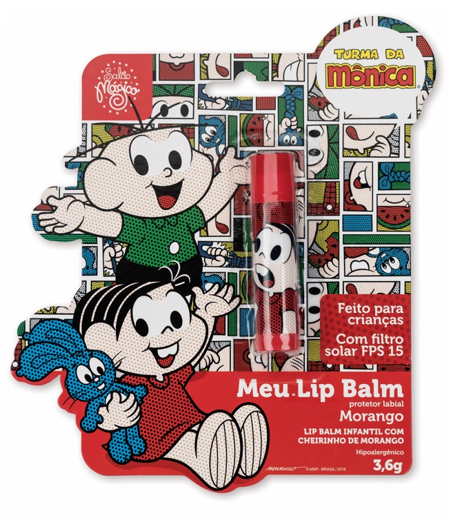Lip Balm Tubo Blister Turma Da Monica Tmlt24b Salao Magico