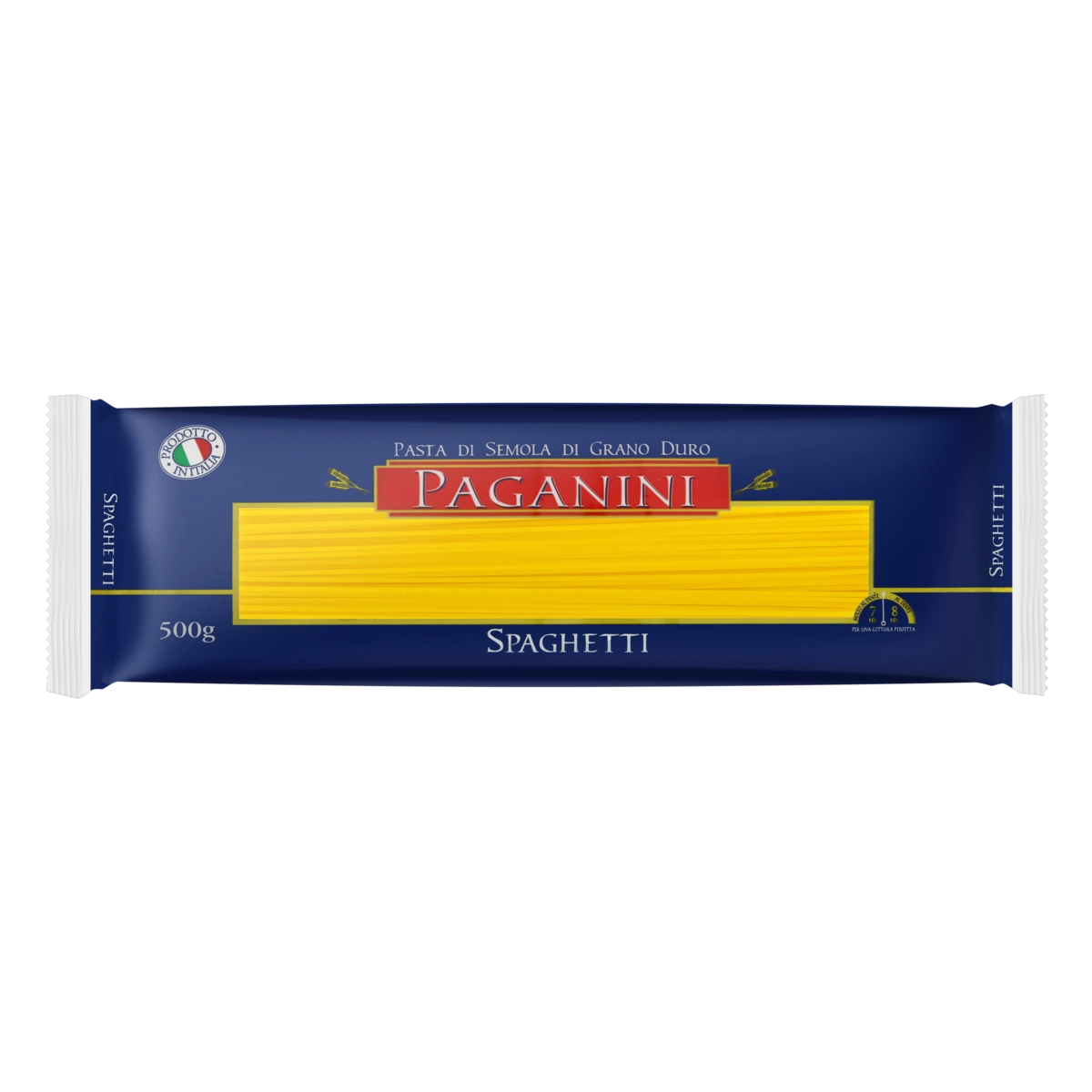 Macarrão De Sêmola Grano Duro Spaghetti Paganini Pacote 500g