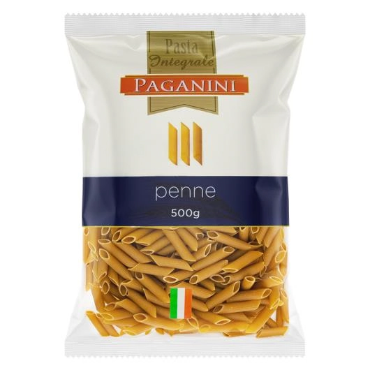 Macarrão De Sêmola Integral Penne Paganini Pacote 500g