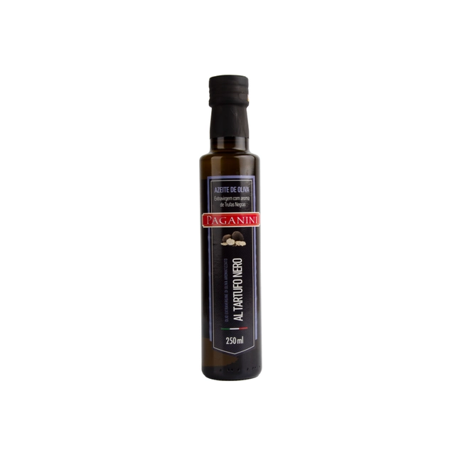 Azeite De Oliva Extra Virgem Italiano Trufa Negra Paganini Vidro 250ml