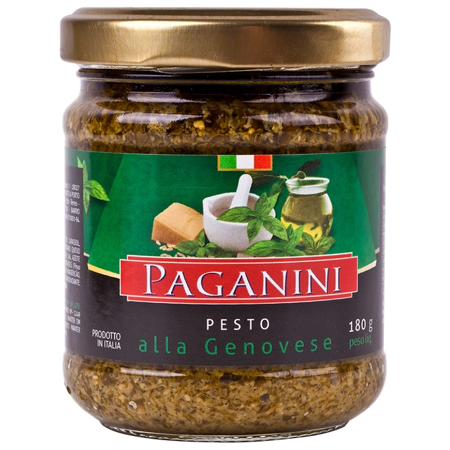 Molho Pesto Genovês Paganini Vidro 180g