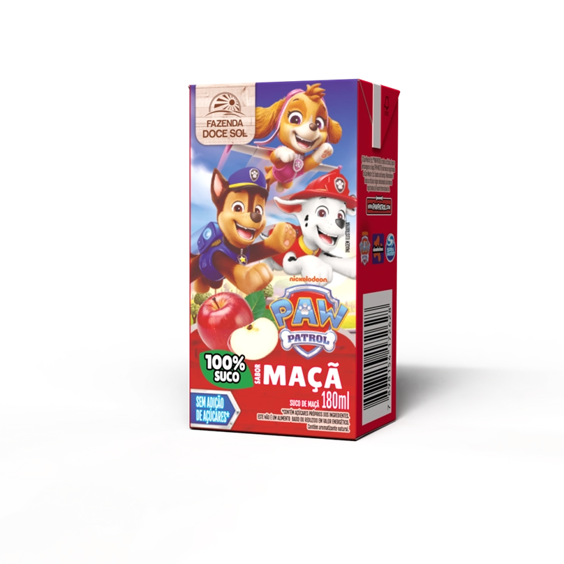 Suco Misto Patrulha Canina Pera E Maca 180ml