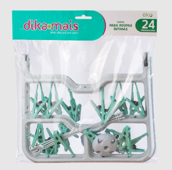 Varal Dobravel 24 Prendedores 652 Zelar