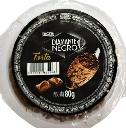 Torta Diamante Negro Lacta Pote 80g
