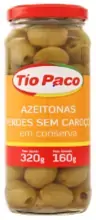 Azeitona Verde Tio Paco Sem Caroço