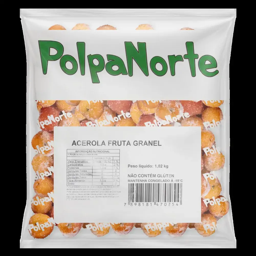 Acerola Polpa Norte 1,020kg
