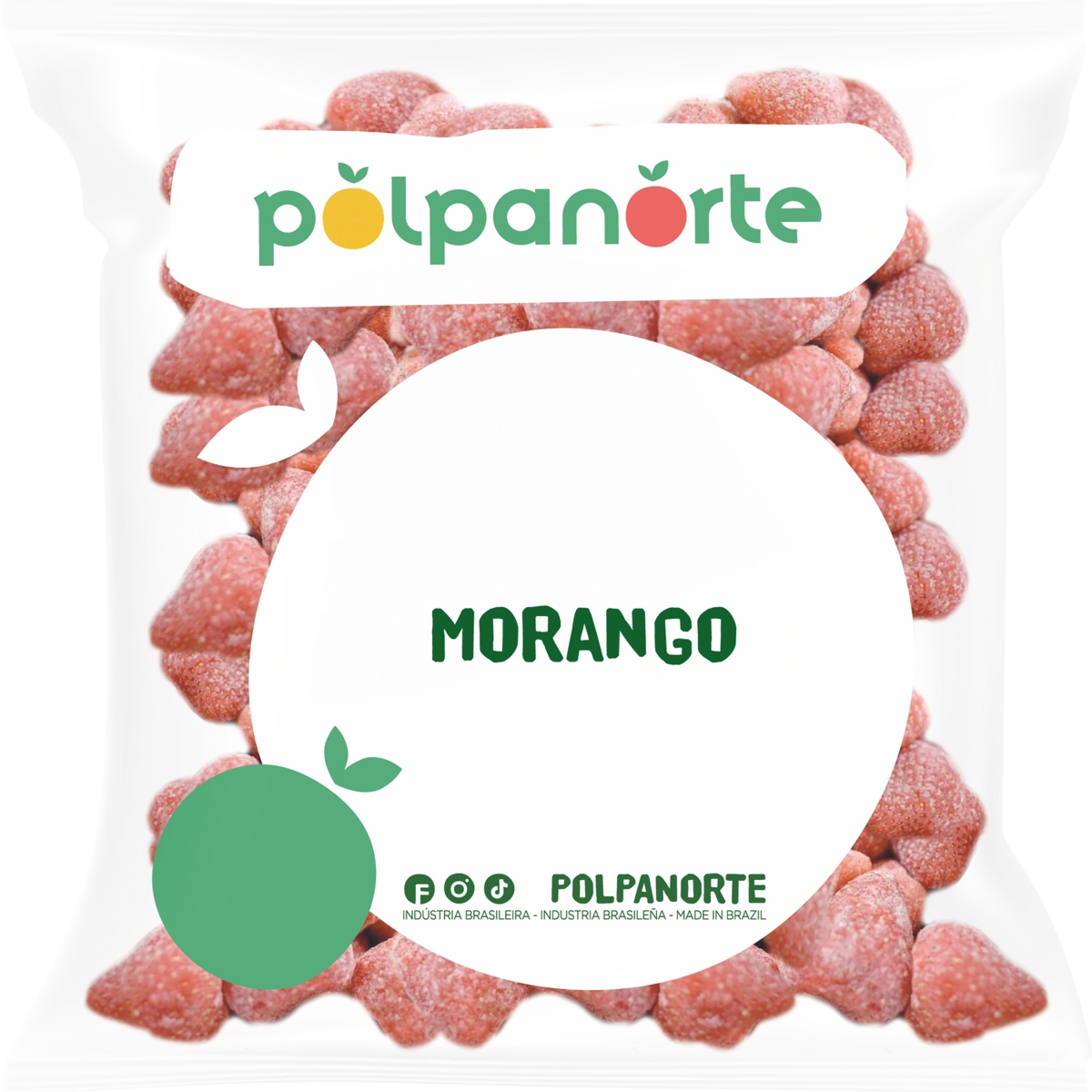 Morango Congelado Polpanorte Pacote 1,02kg