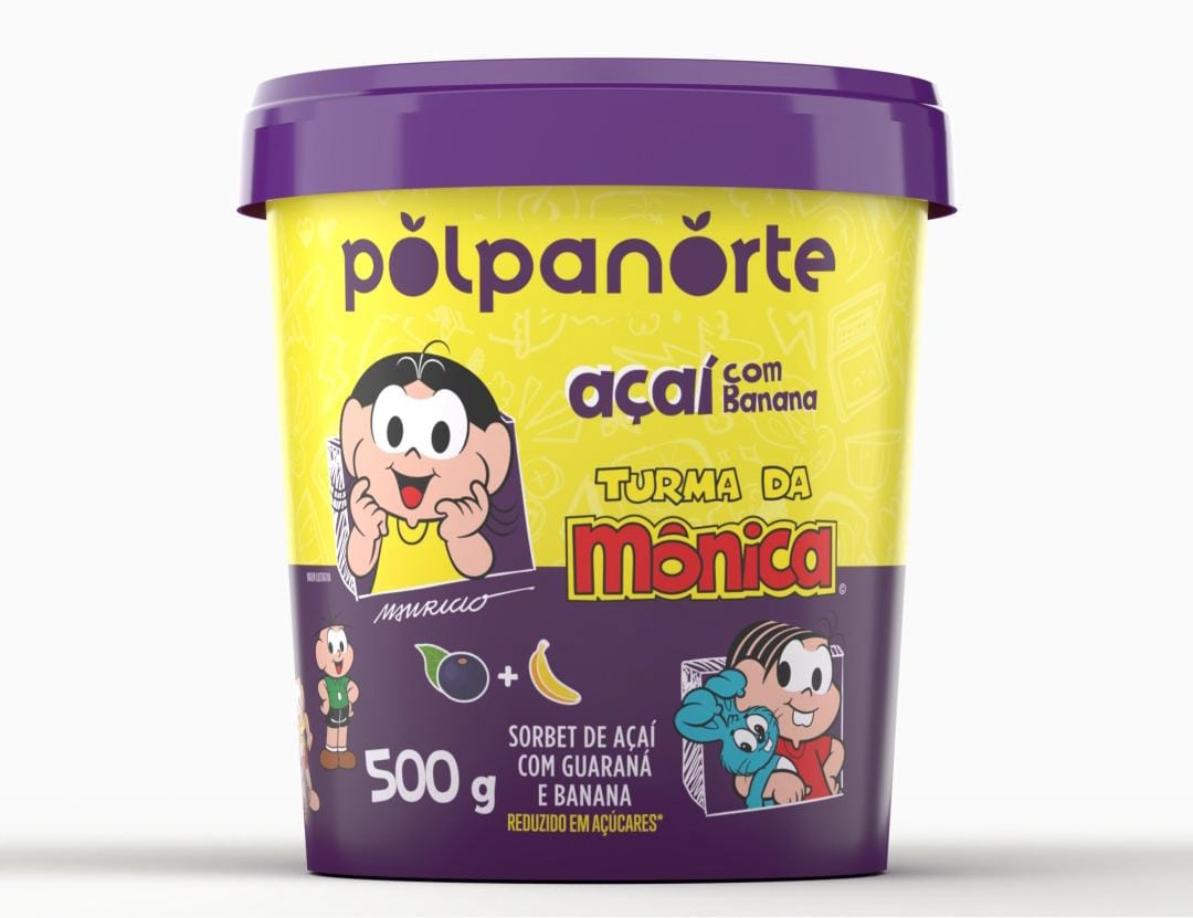 Acai Turm D Monica Polpanorte 500g Guarana C/banana