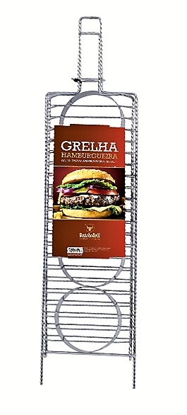 Grelha Grilazer 39x14,5cm Hamburgueira