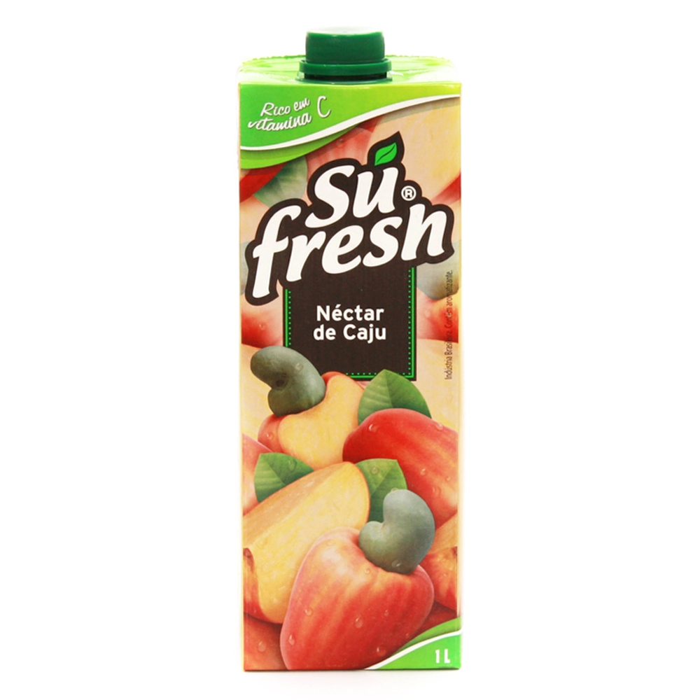 Bebida Adoçada Caju Sufresh Caixa 1l