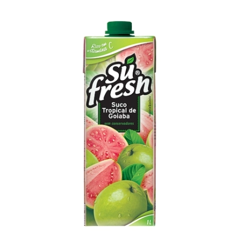 Bebida Adoçada Goiaba Sufresh Caixa 1l