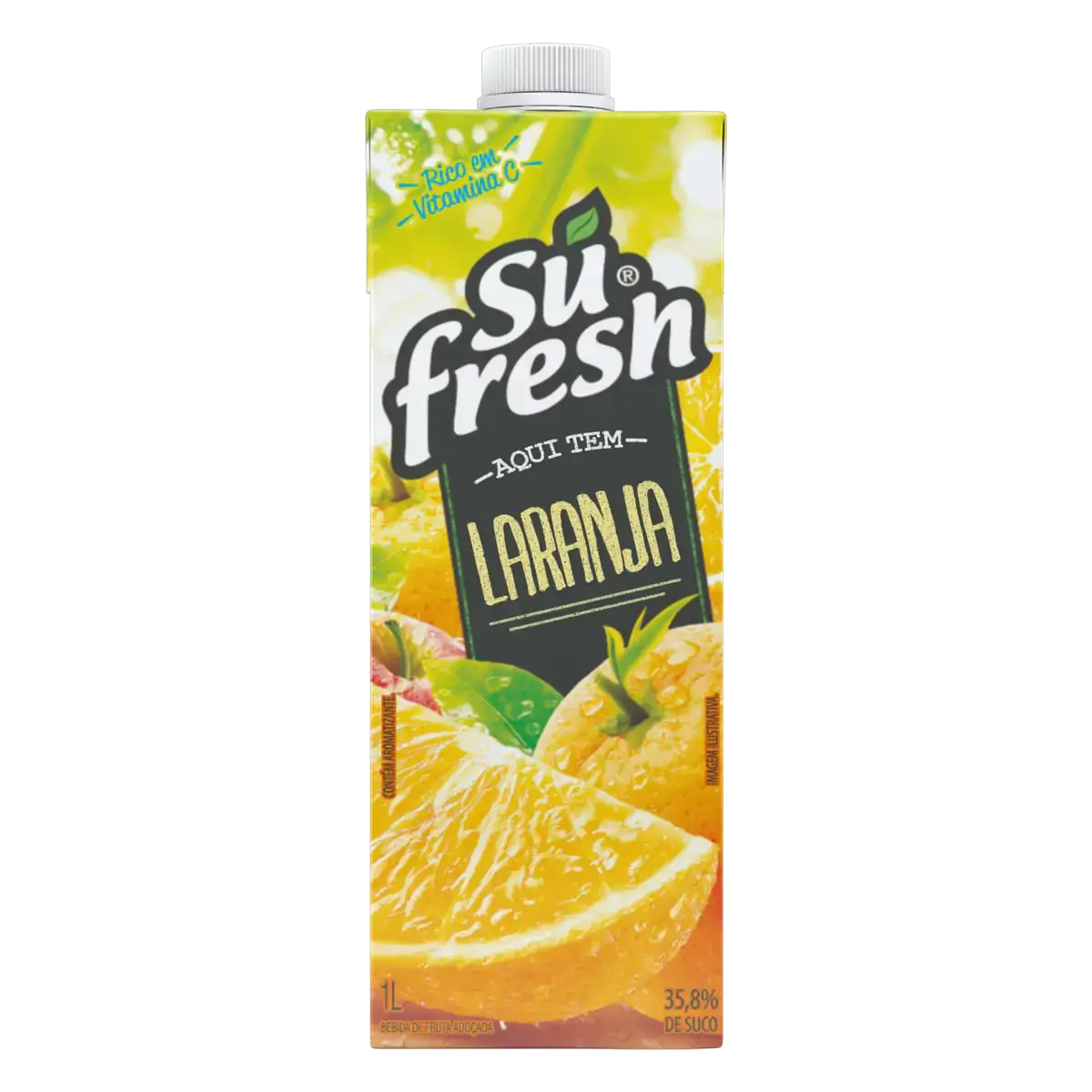 Bebida Adoçada Laranja Sufresh Caixa 1l
