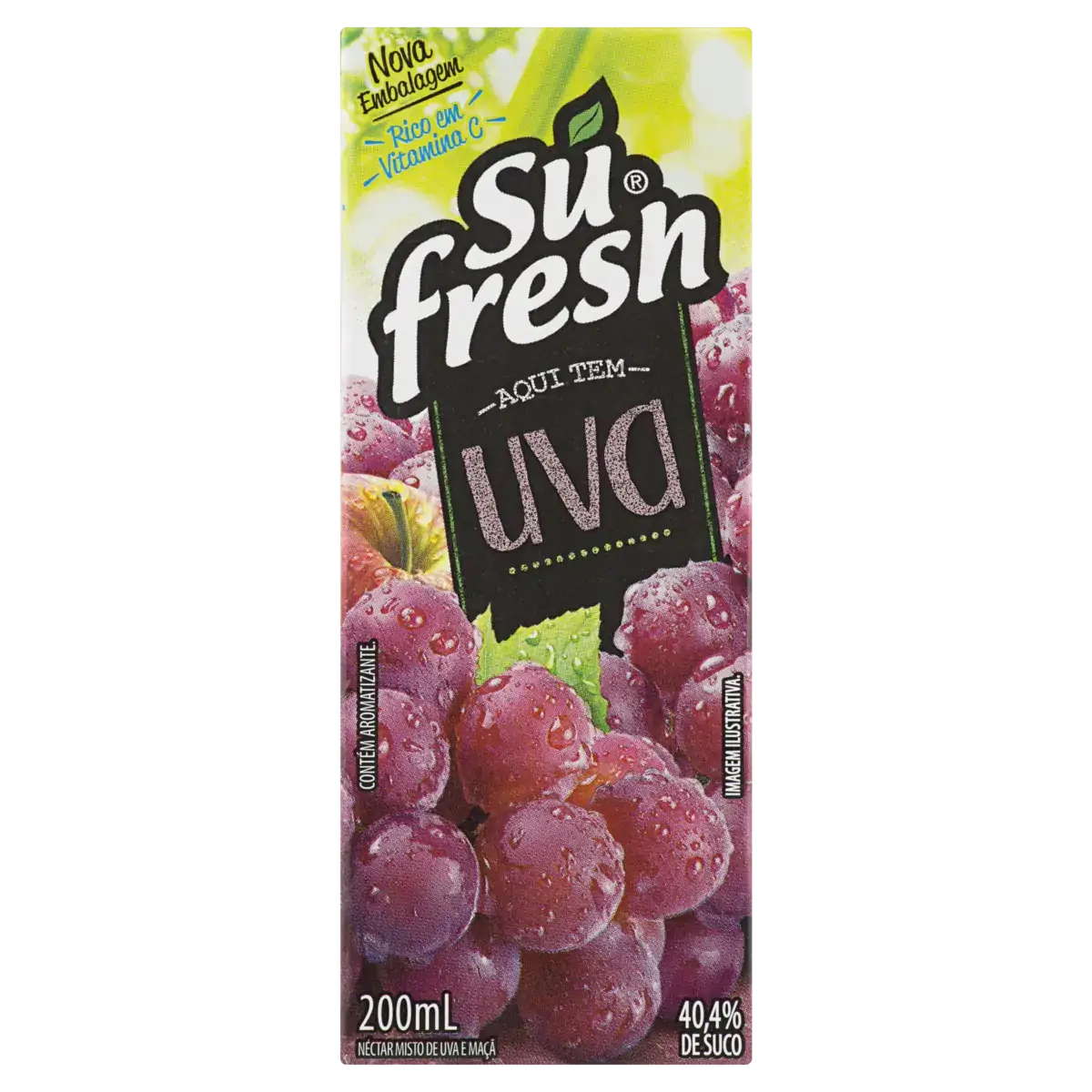 Néctar Uva Sufresh Caixa 200ml