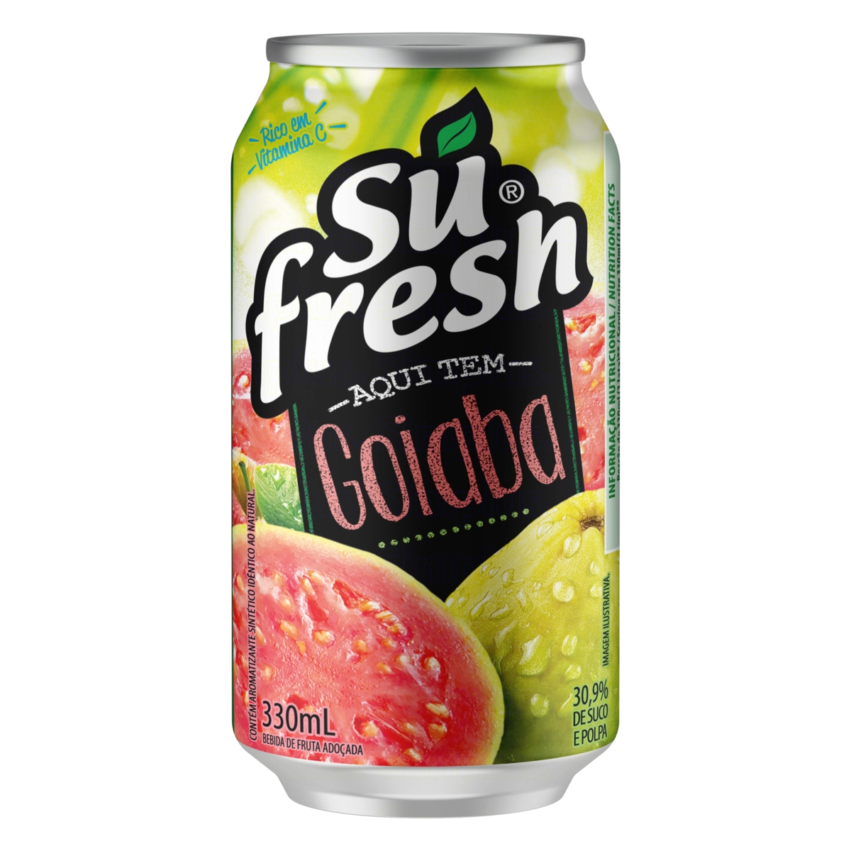 Bebida Adoçada Goiaba Sufresh Lata 330ml