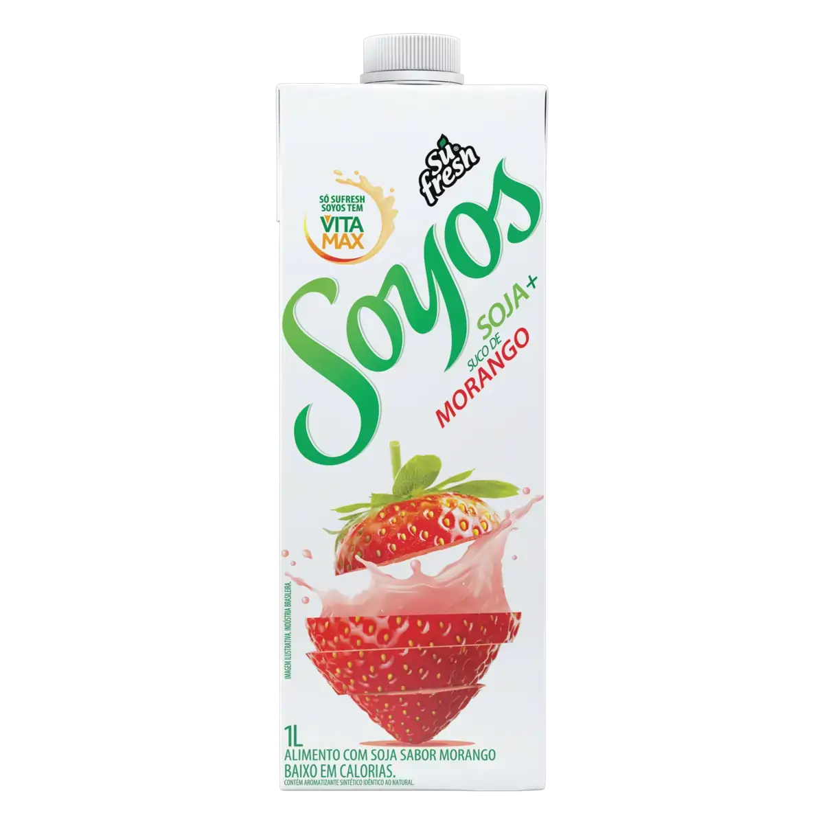 Bebida à Base De Soja Morango Sufresh Soyos Caixa 1l