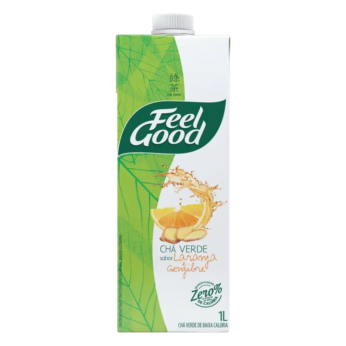 Feel Good Cha Verde Laranja Geng 12x1l Wow Nutrition