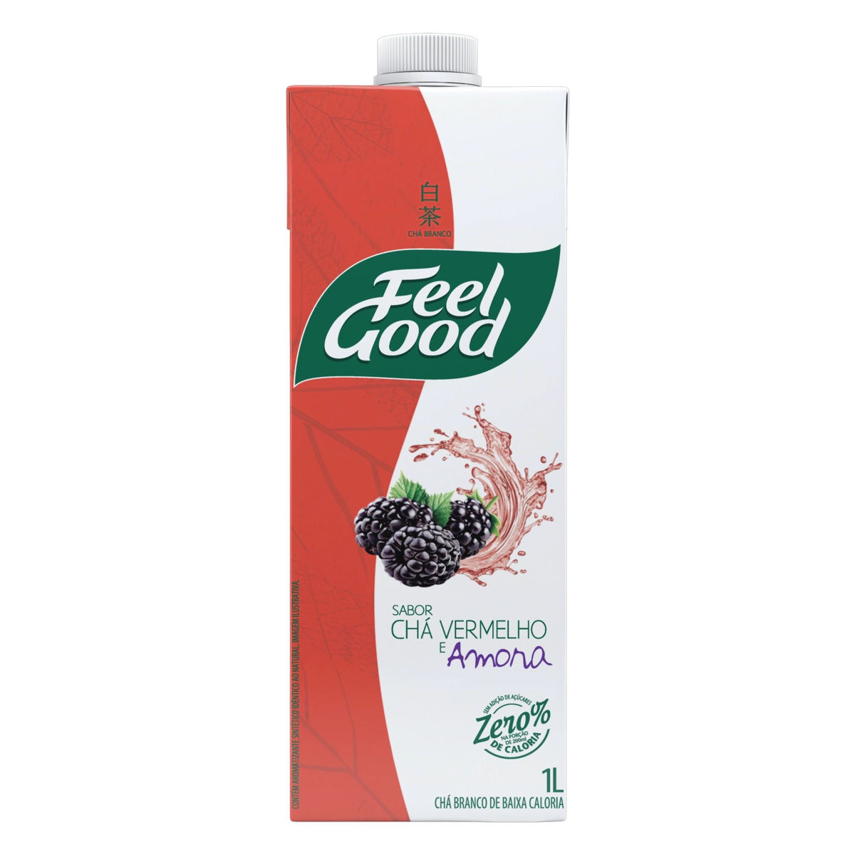 Chá Vermelho Amora Feel Good Caixa 1l