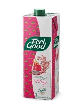 Chá Branco Pitaya Feel Good Caixa 1l