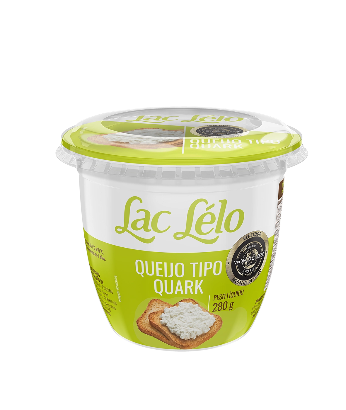 Queijo Quark Lac Lélo Pote 280g